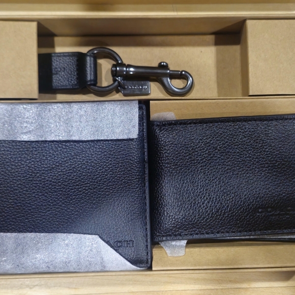 Coach Men's Wallet Set New in Box NIB - Picture 2 of 3